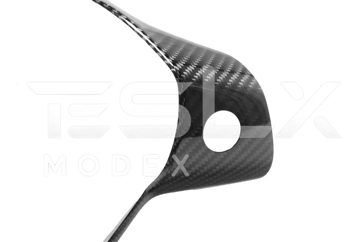 2020-23 Tesla Model 3 &amp; 20-24Y Carbon Fiber Interior Steering Wheel Cover