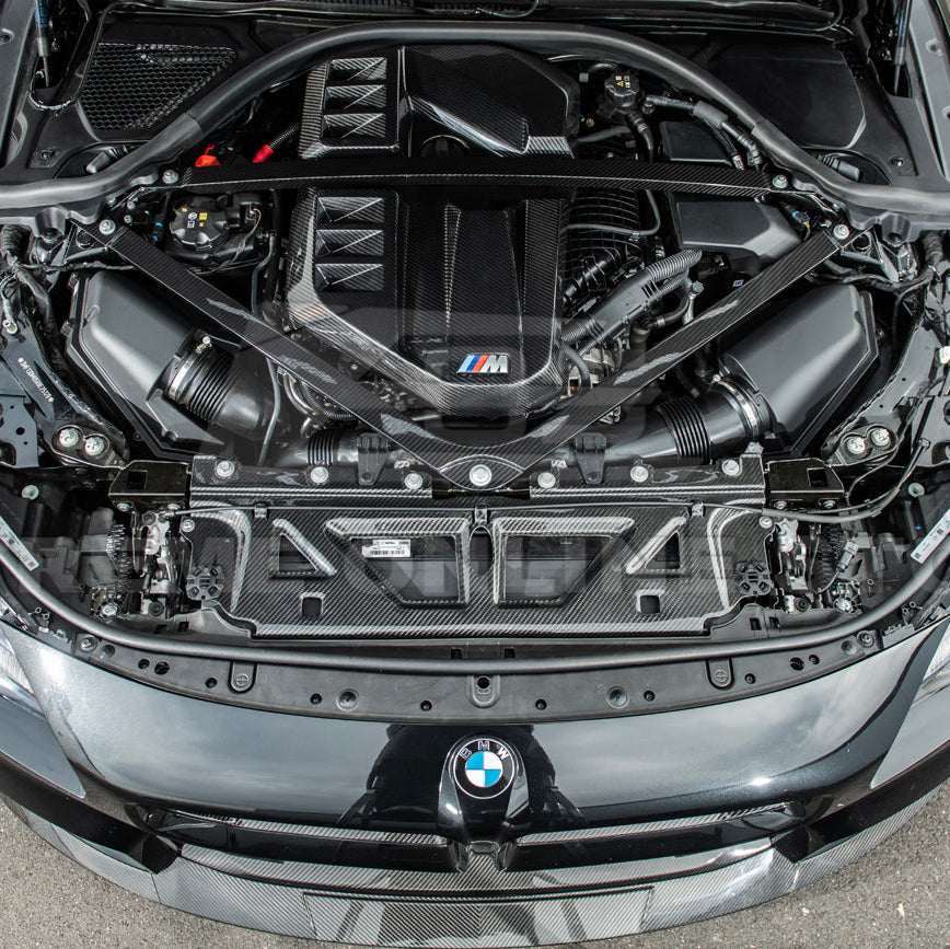 2021-Up BMW G80 M3 G82 M4 DRY Carbon Fiber Engine Strut Brace Bracket Tower Bars
