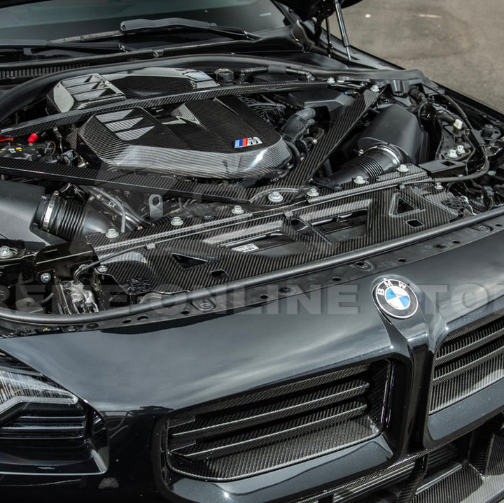 BMW G87 G80 G82 M2 M3 M4 | DRY Carbon Fiber Water Tank Radiating Plate Cover Trim