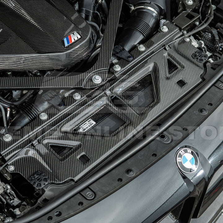 BMW G87 G80 G82 M2 M3 M4 | DRY Carbon Fiber Water Tank Radiating Plate Cover Trim