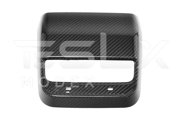 2020-23 Tesla Model 3 &amp; 20-24 Y Carbon Fiber Interior Rear Air Outlet Cover