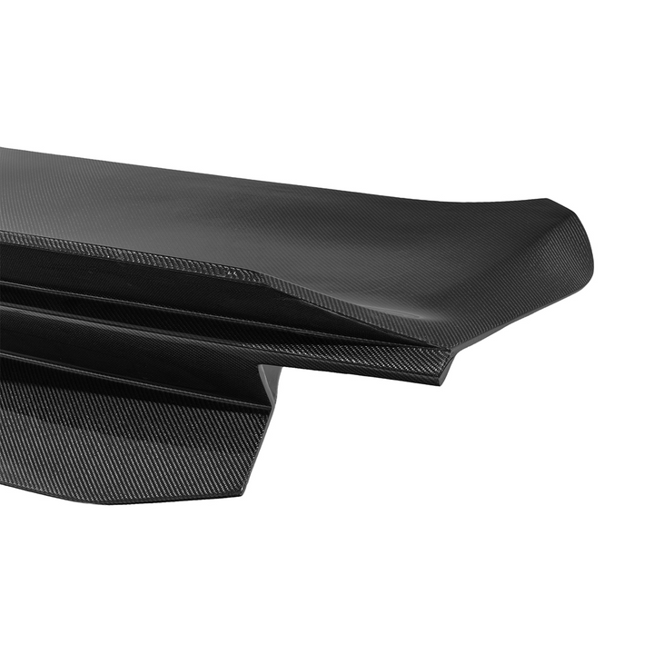 2024-Up Ford Mustang S650 | Super Snake Style Carbon Fiber Rear Trunk Lid with Integrated Spoiler