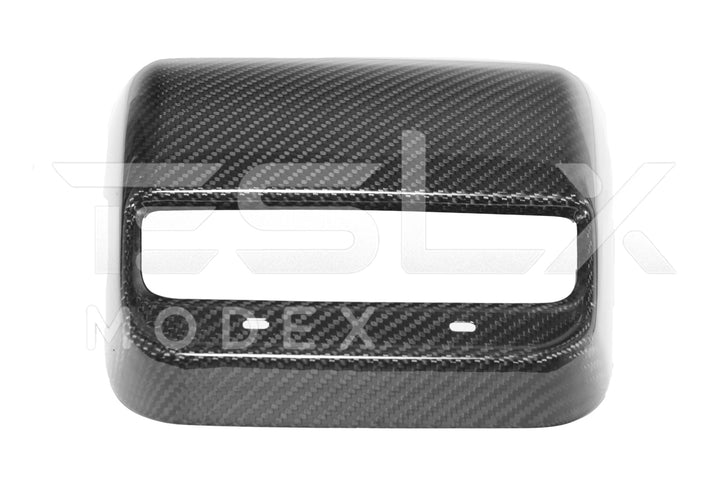 2020-23 Tesla Model 3 &amp; 20-24 Y Carbon Fiber Interior Rear Air Outlet Cover