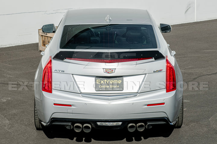 2016-19 Cadillac ATS-V Sedan Carbon Fiber Rear Trunk Lid Wickerbill Spoiler