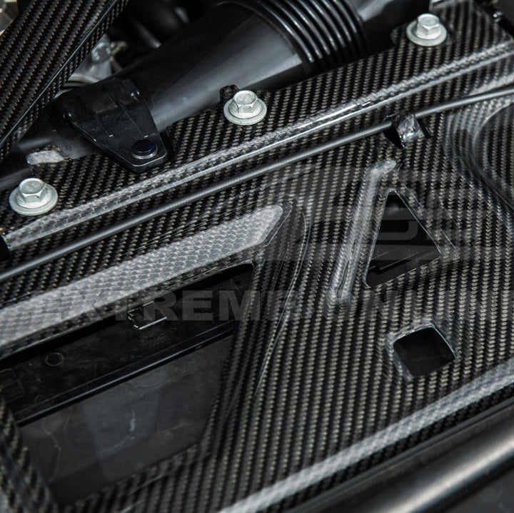 BMW G87 G80 G82 M2 M3 M4 | DRY Carbon Fiber Water Tank Radiating Plate Cover Trim