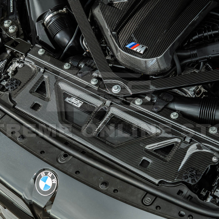 BMW G87 G80 G82 M2 M3 M4 | DRY Carbon Fiber Water Tank Radiating Plate Cover Trim