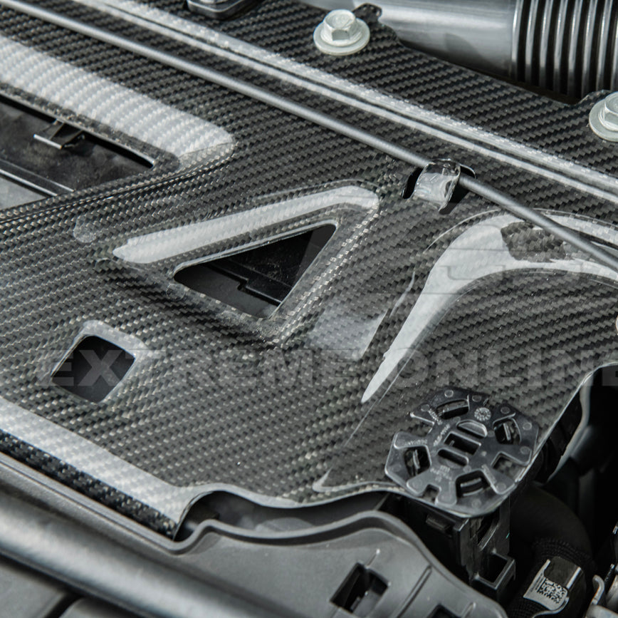 BMW G87 G80 G82 M2 M3 M4 | DRY Carbon Fiber Water Tank Radiating Plate Cover Trim