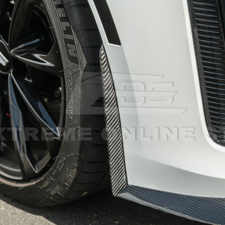 2020-Up Cadillac CT4-V Blackwing CARBON FIBER Front Splitter Side Wheel Arch