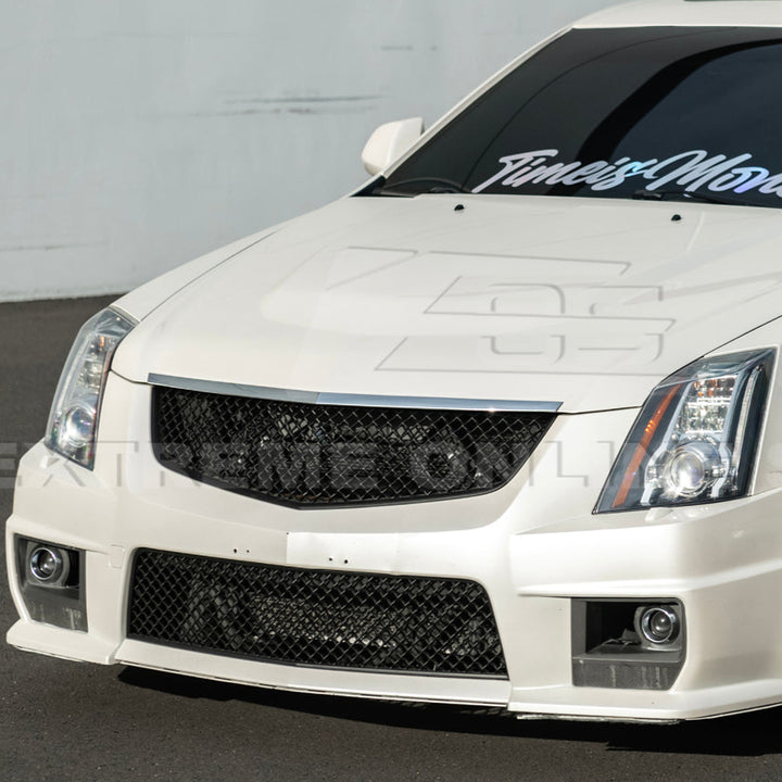2009-15 Cadillac CTS-V Front Upper Lower Badgeless Grille