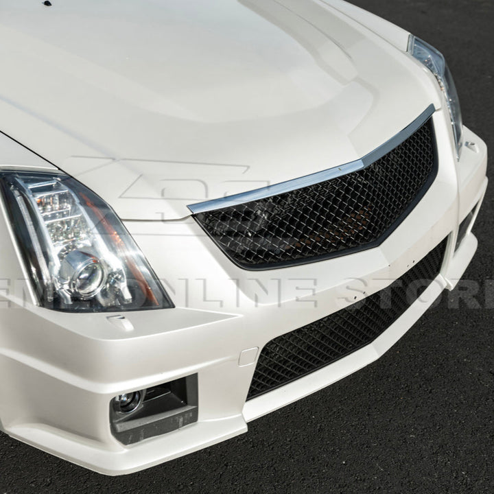 2009-15 Cadillac CTS-V Front Upper Lower Badgeless Grille