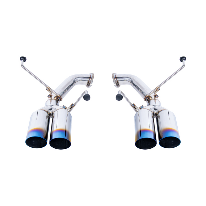 2022-Up Subaru WRX | Boso Muffler Delete Quad Burnt Tips Axle Back Exhaust