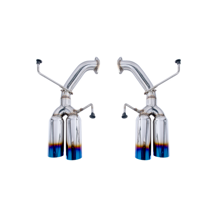 2022-Up Subaru WRX | Boso Muffler Delete Quad Burnt Tips Axle Back Exhaust