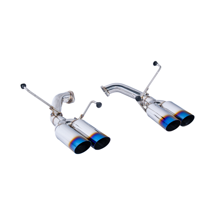 2022-Up Subaru WRX | Boso Muffler Delete Quad Burnt Tips Axle Back Exhaust