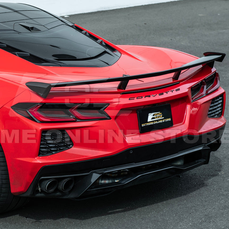 2020-Up Corvette C8 Z51 Facelifted Rear Trunk High Wing Spoiler