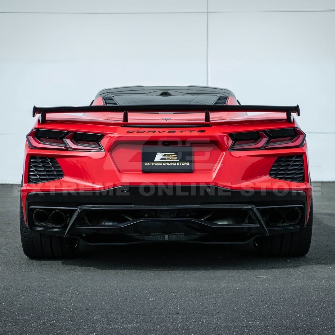 2020-Up Corvette C8 Z51 Facelifted Rear Trunk High Wing Spoiler