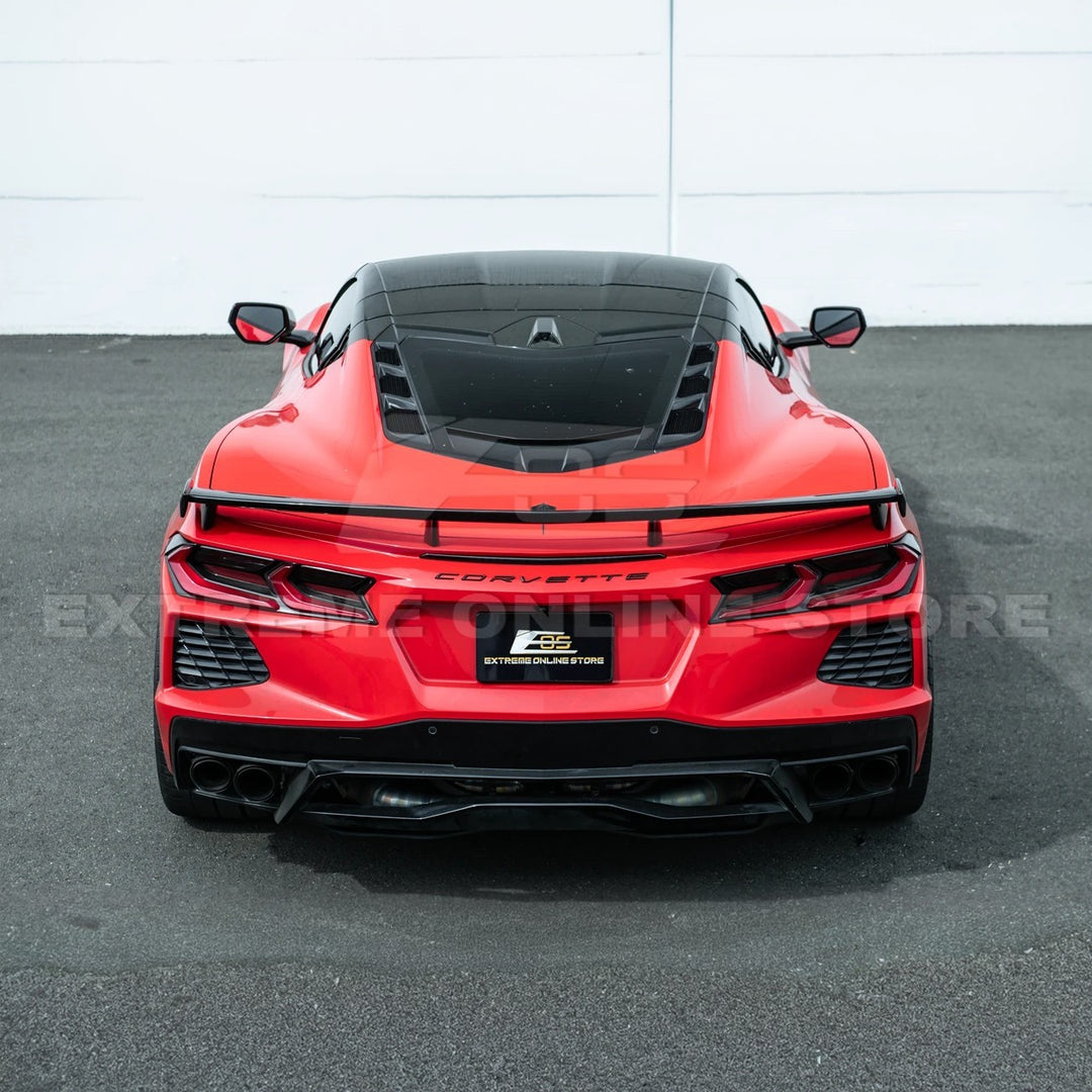 2020-Up Corvette C8 Z51 Facelifted Rear Trunk High Wing Spoiler
