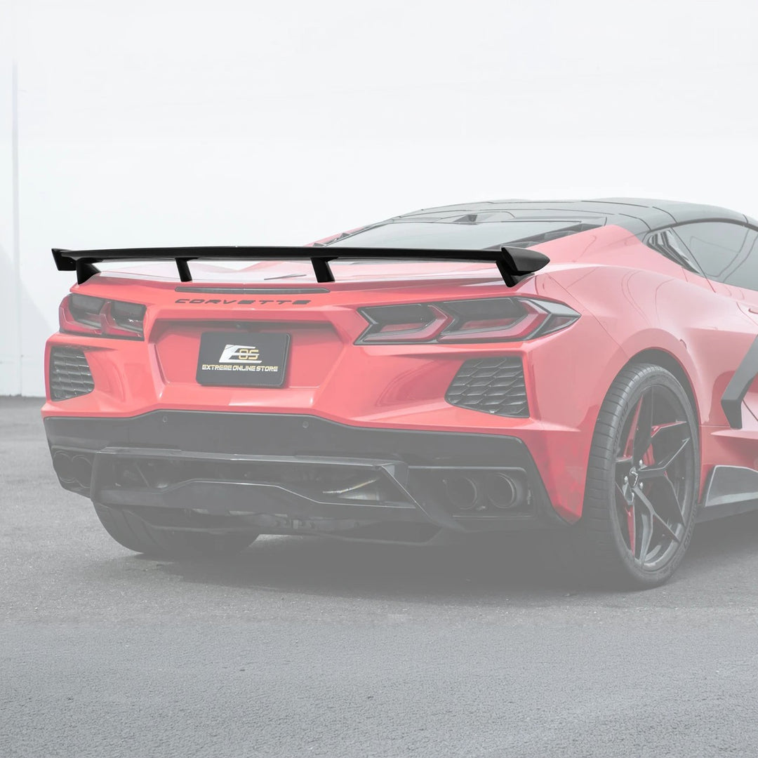 2020-Up Corvette C8 Z51 Facelifted Rear Trunk High Wing Spoiler
