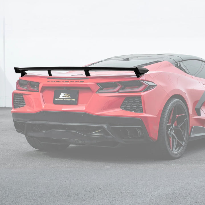 2020-Up Corvette C8 Z51 Facelifted Rear Trunk High Wing Spoiler