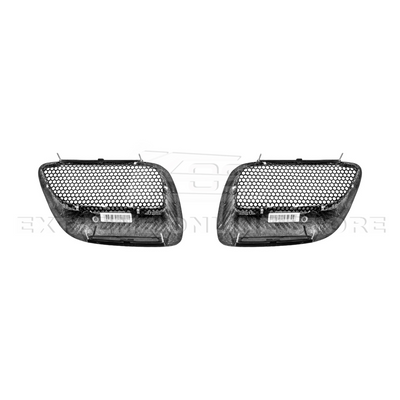 2004-06 Pontiac GTO Dry Carbon Fiber Replacement Front Mesh Grille Insert