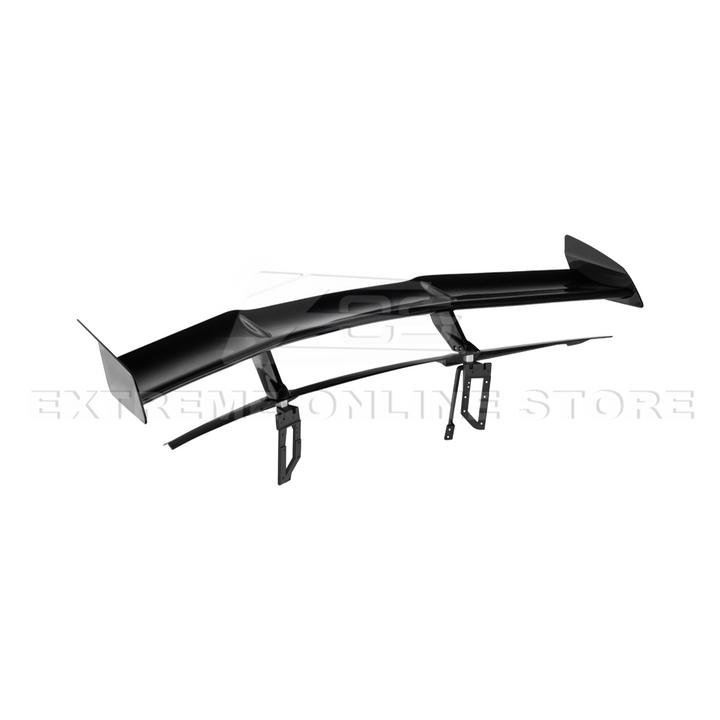 Corvette C8 ZR1 Style DRY CARBON FIBER Rear High Wing Spoiler Bracket