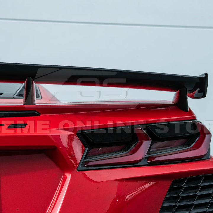 2020-Up Corvette C8 Z51 Facelifted Rear Trunk High Wing Spoiler