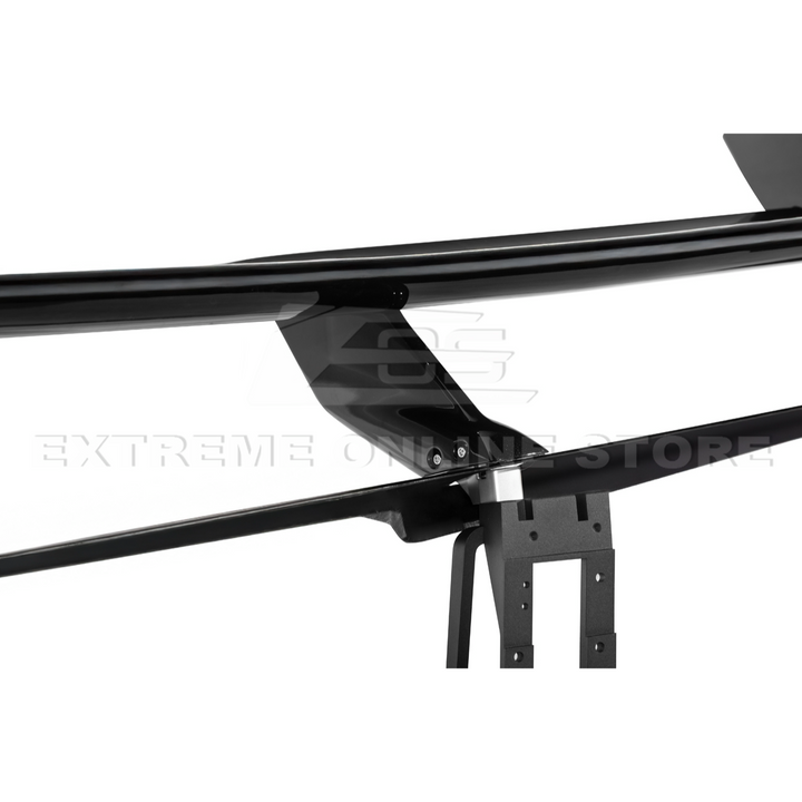 Corvette C8 ZR1 Style DRY CARBON FIBER Rear High Wing Spoiler Bracket