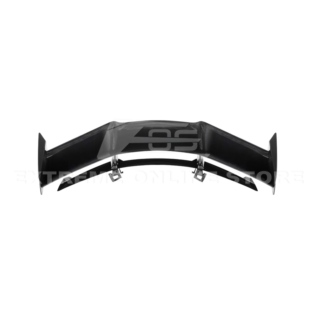 Corvette C8 ZR1 Style DRY CARBON FIBER Rear High Wing Spoiler Bracket