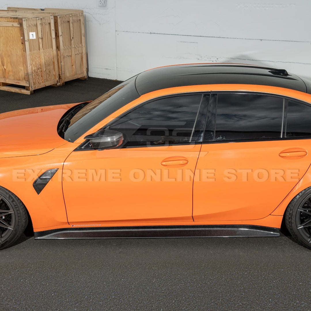 2021-Up BMW G80 M3 | 3D Style Add-On Side Skirts Panel Extension