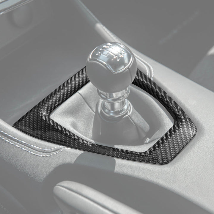 2024-Up Mustang DRY CARBON FIBER Gear Shift Panel Cover