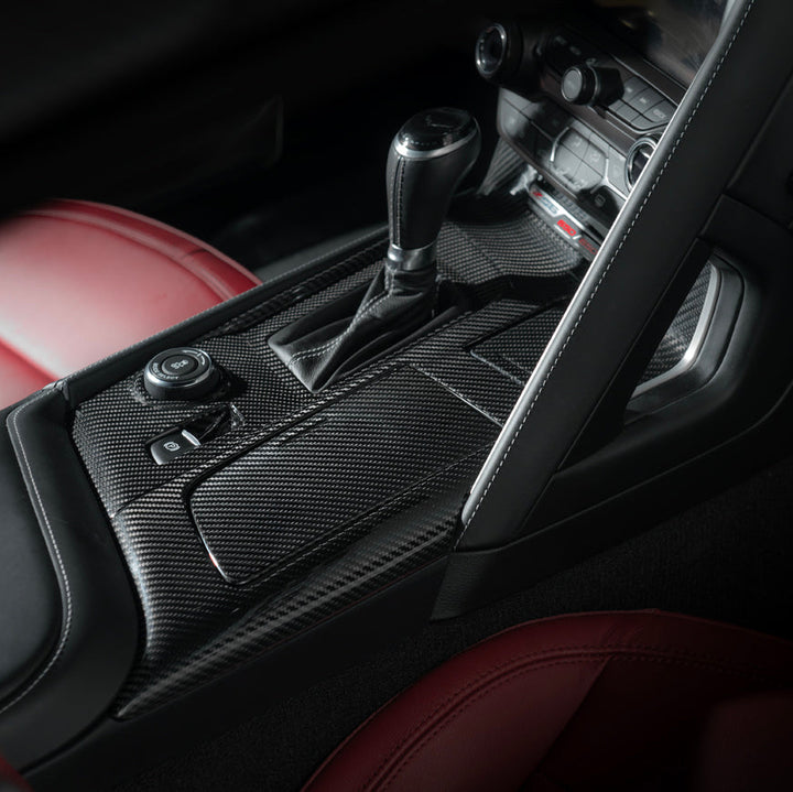 Corvette C7 | Carbon Fiber Center Console Bezel Cup Holder Trim Panel