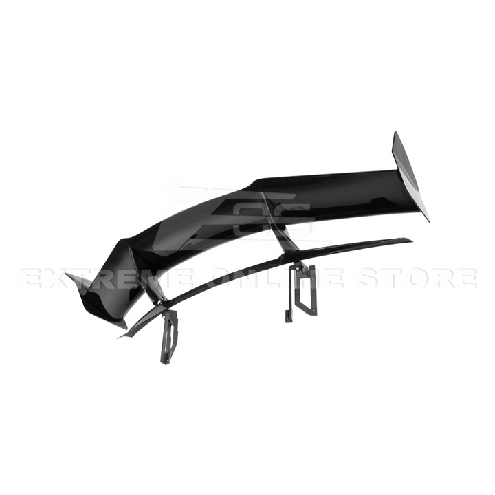 Corvette C8 ZR1 Style DRY CARBON FIBER Rear High Wing Spoiler Bracket