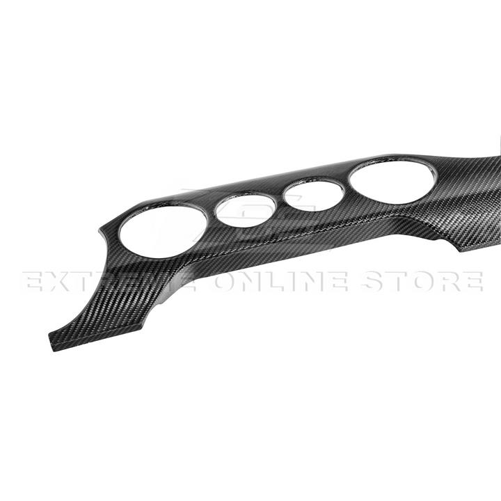 2015-23 Ford Mustang DRY CARBON FIBER Instrument Dashboard Panel Trim