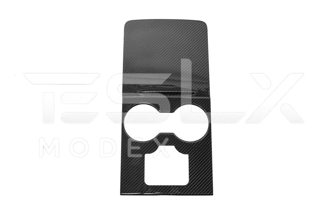 2020-23 Tesla Model 3 &amp; 20-24 Y Carbon Fiber Interior Center Console Cover