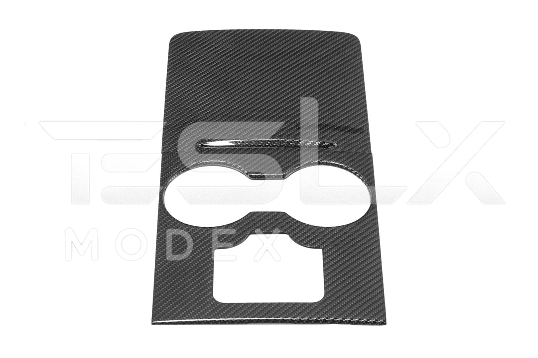 2020-23 Tesla Model 3 &amp; 20-24 Y Carbon Fiber Interior Center Console Cover