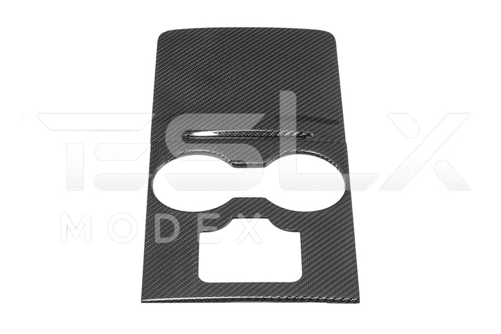 2020-23 Tesla Model 3 &amp; 20-24 Y Carbon Fiber Interior Center Console Cover