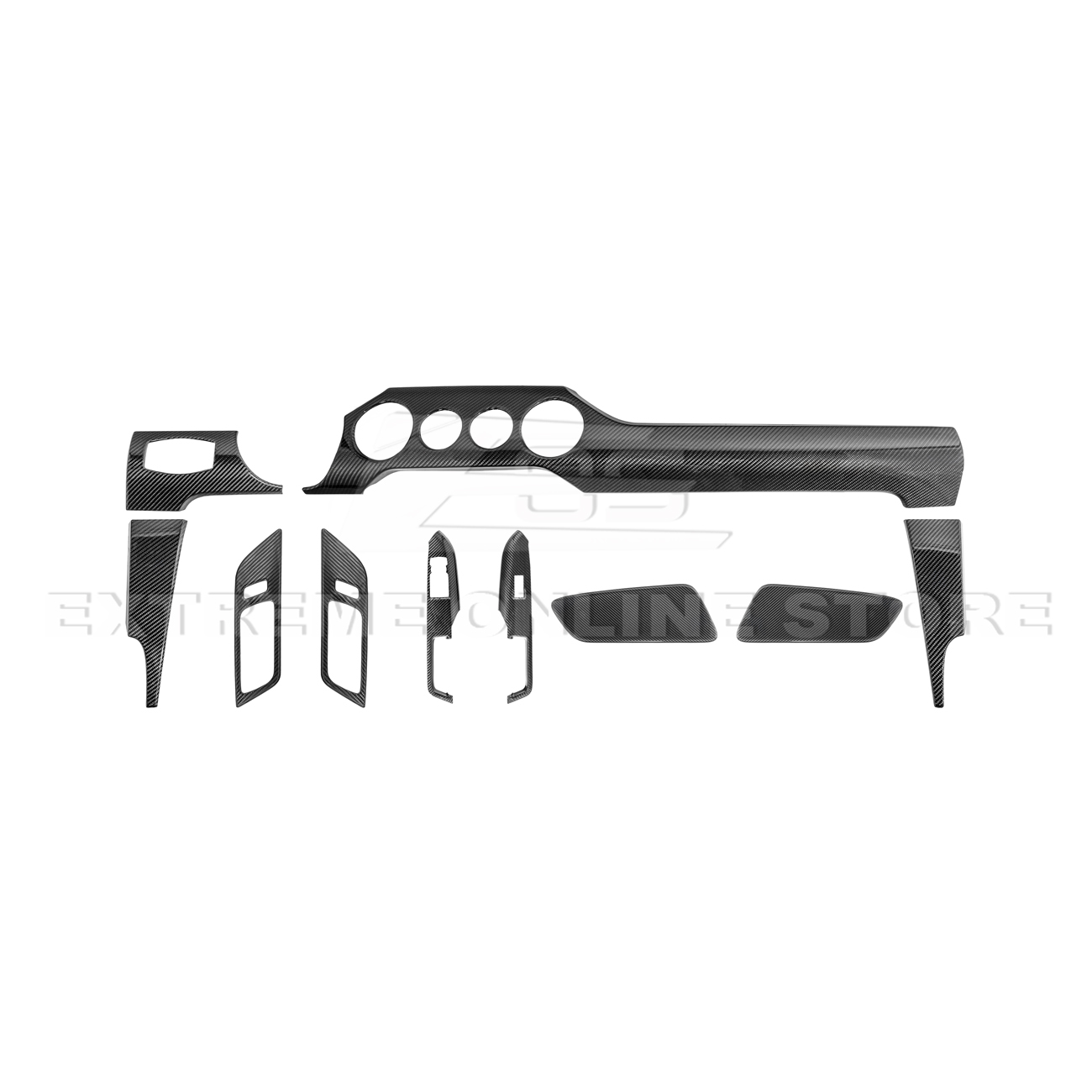 2015-23 Ford Mustang Interior Tape On Full Bundle Combo Set