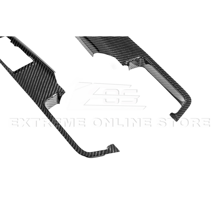 2015-up Ford Mustang DRY Carbon Fiber Side Door Glass Lifting Panel
