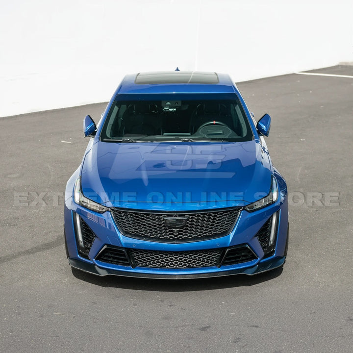 2020-Up Cadillac CT5-V Blackwing CARBON FIBER Front Splitter Side Wheel Arch