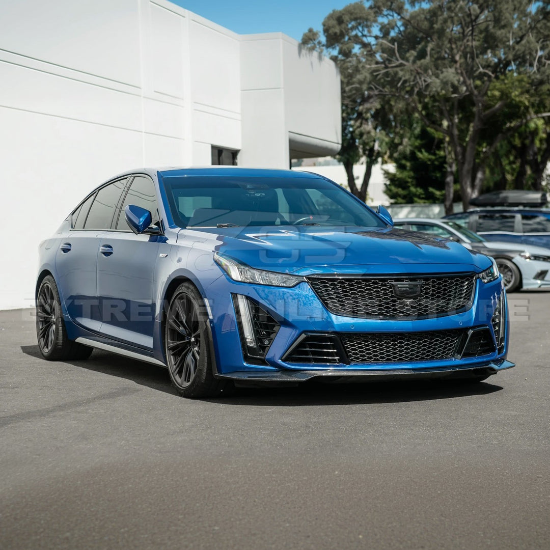 2020-24 Cadillac CT5-V Blackwing Front Lip Splitter &amp; Winglets
