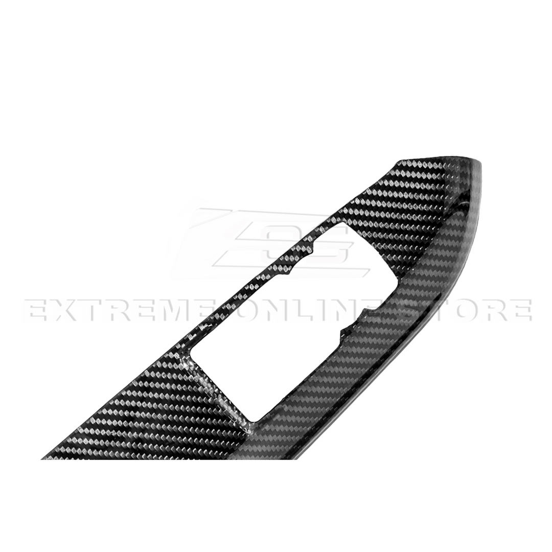 2015-up Ford Mustang DRY Carbon Fiber Side Door Glass Lifting Panel