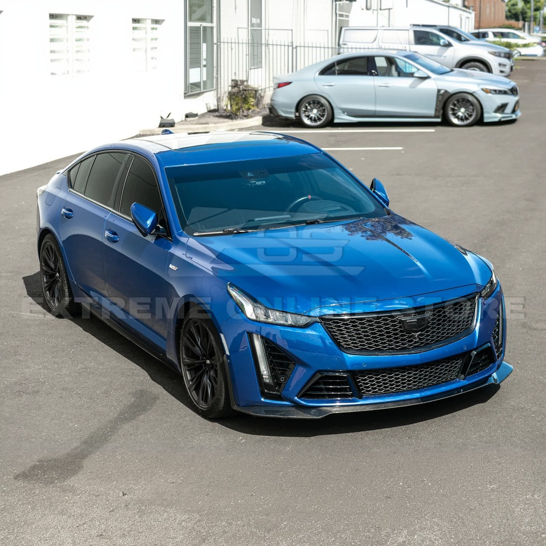 2020-Up Cadillac CT5-V Blackwing CARBON FIBER Front Splitter Side Wheel Arch