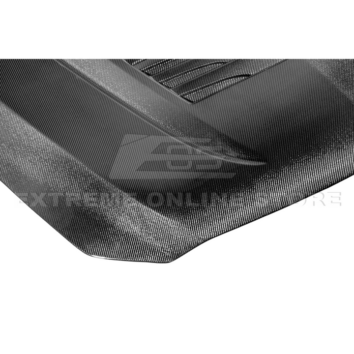 2020-Up Cadillac CT5 V | Blackwing CARBON FIBER Front Bumper Hood Vented Cover