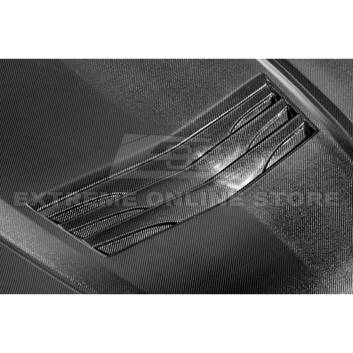 2020-Up Cadillac CT5 V | Blackwing CARBON FIBER Front Bumper Hood Vented Cover
