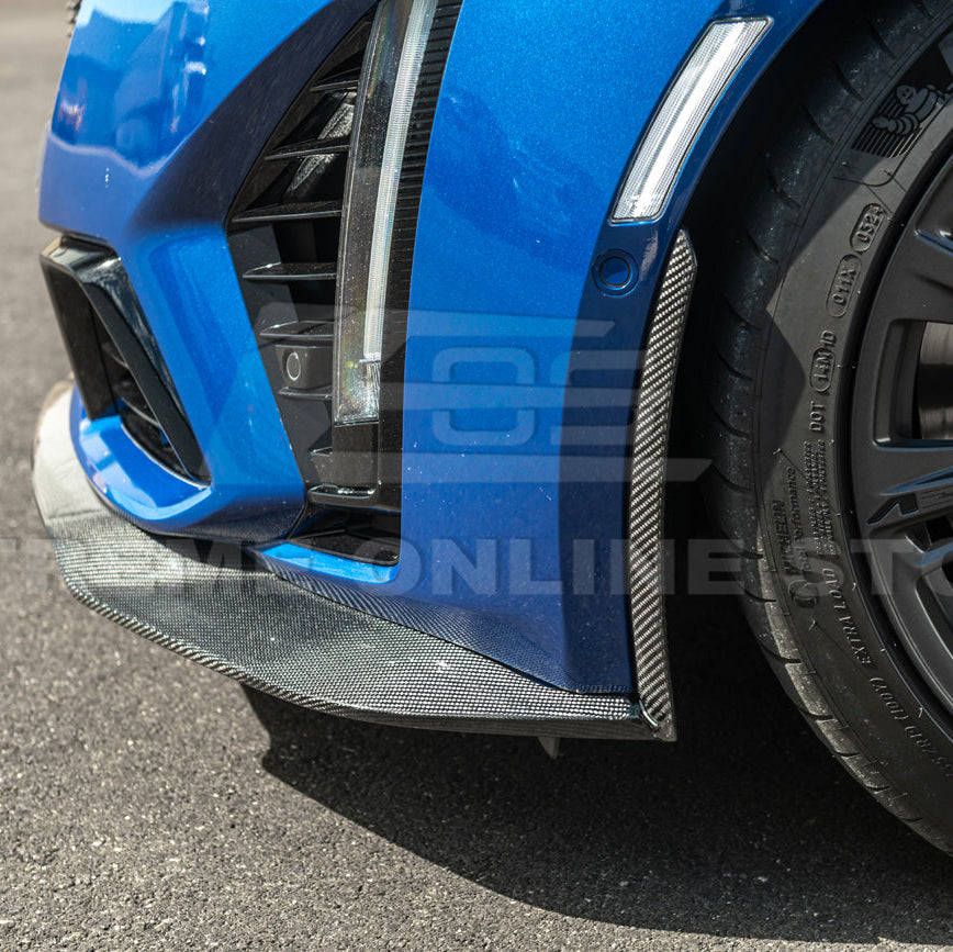 2020-24 Cadillac CT5-V Blackwing Front Lip Splitter &amp; Winglets