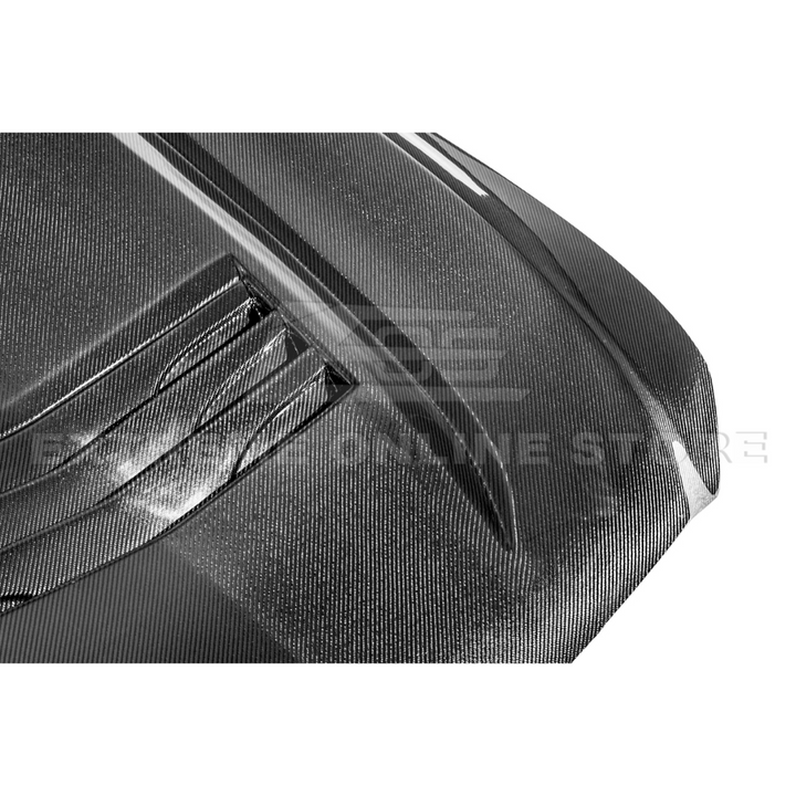 2020-Up Cadillac CT5 V | Blackwing CARBON FIBER Front Bumper Hood Vented Cover