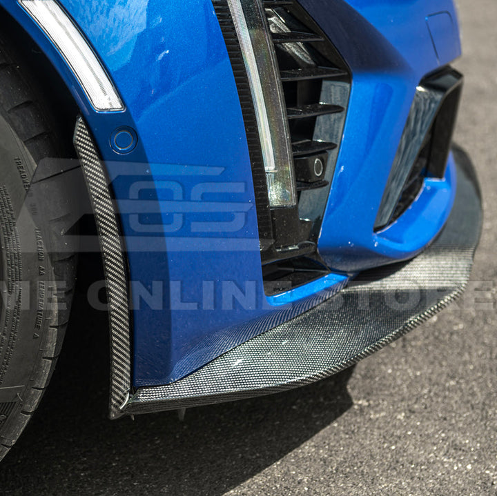 2020-Up Cadillac CT5-V Blackwing CARBON FIBER Front Splitter Side Wheel Arch