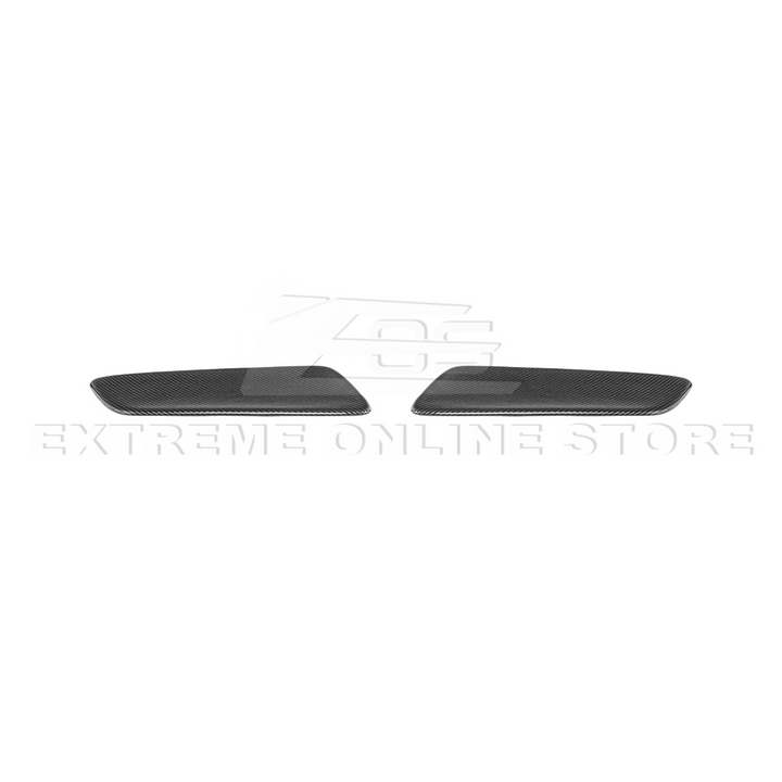 2015-23 Ford Mustang DRY CARBON FIBER Rear Seat Decorative Board Cover