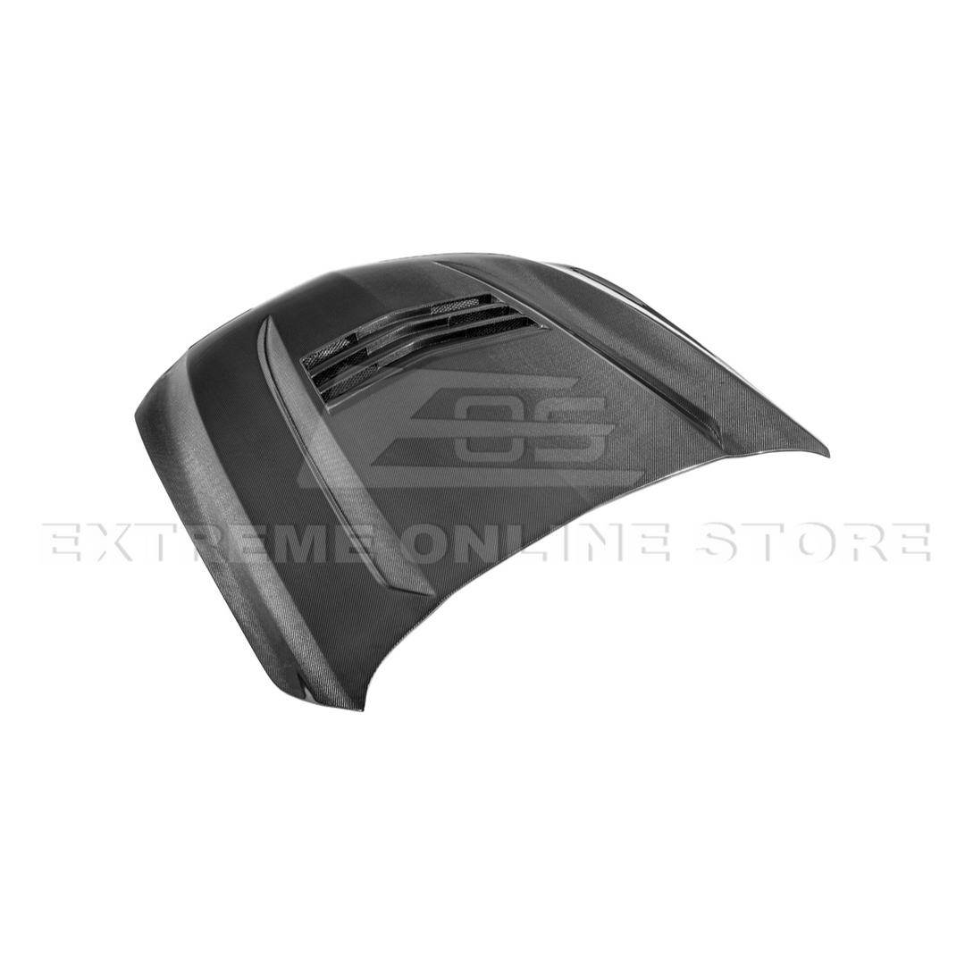 2020-Up Cadillac CT5 V | Blackwing CARBON FIBER Front Bumper Hood Vented Cover
