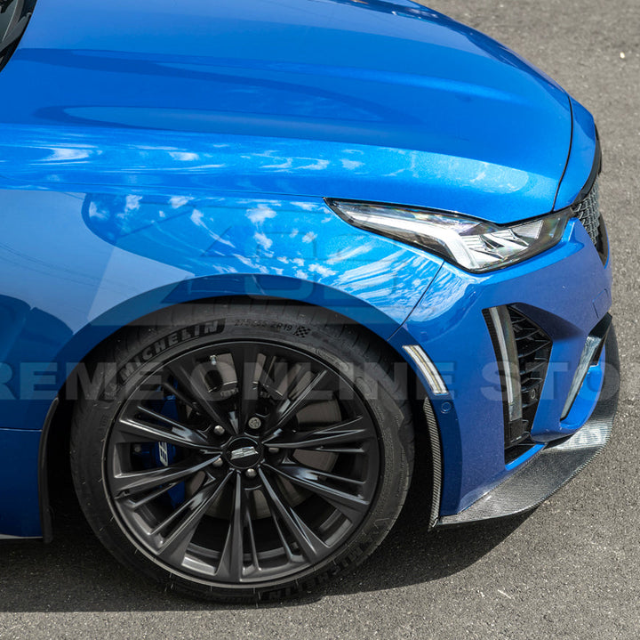 2020-Up Cadillac CT5-V Blackwing CARBON FIBER Front Splitter Side Wheel Arch