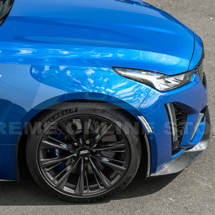 2020-24 Cadillac CT5-V Blackwing Front Lip Splitter &amp; Winglets
